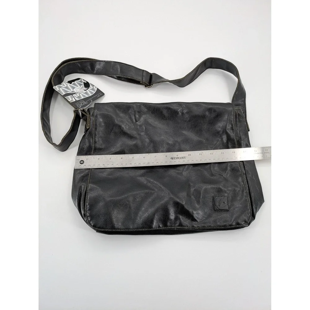 Vintage ECKO By MARC ECKO Messenger Bag Black 14x11 Ecko UNLTD‎ NWT Y2K